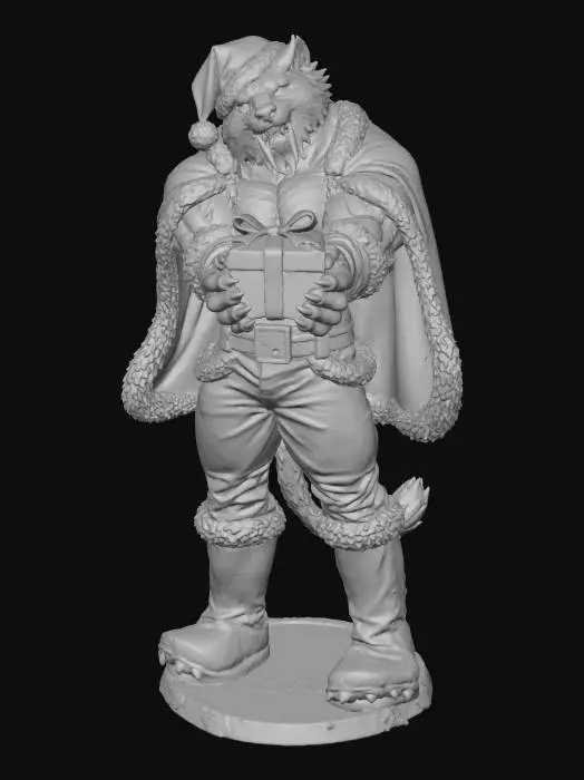 3D model for Christmas Sabertooth, #Christmas2025#