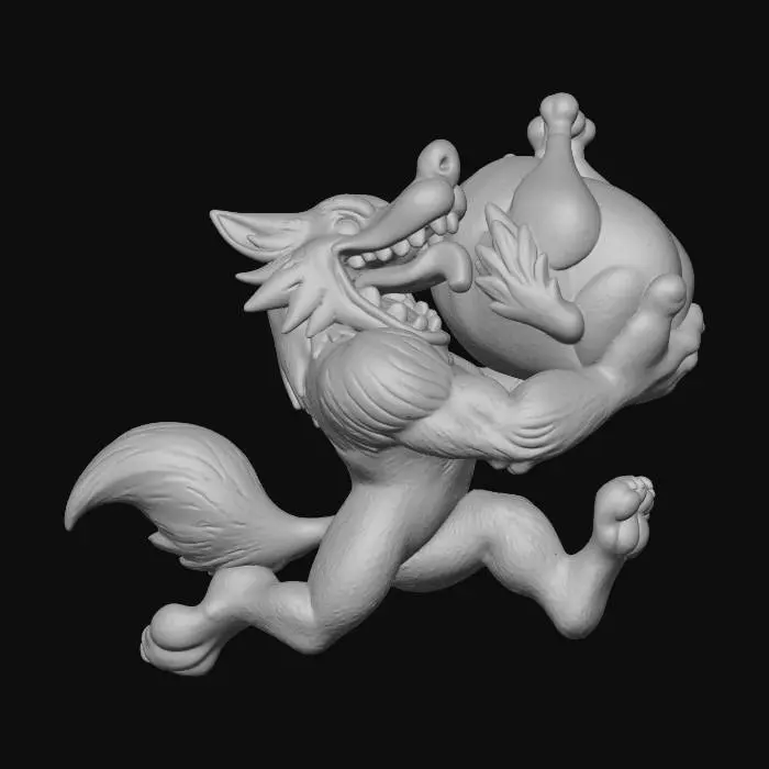 3D model for Wolf's Thanksgiving Dash #Thanksgiving#