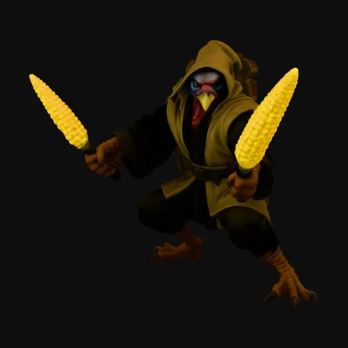 3D model for Bountiful Sabers, #Thanksgiving#