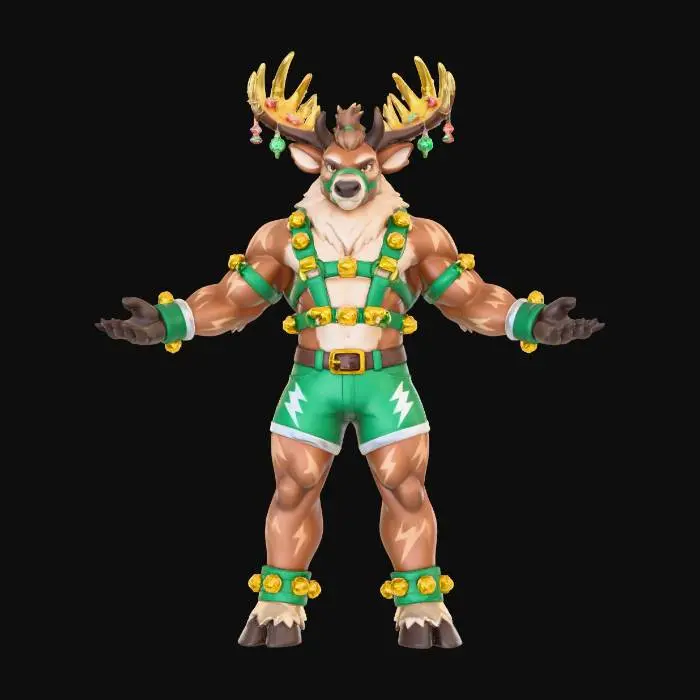 3D model for Blitz the Lightning, #Christmas2025#