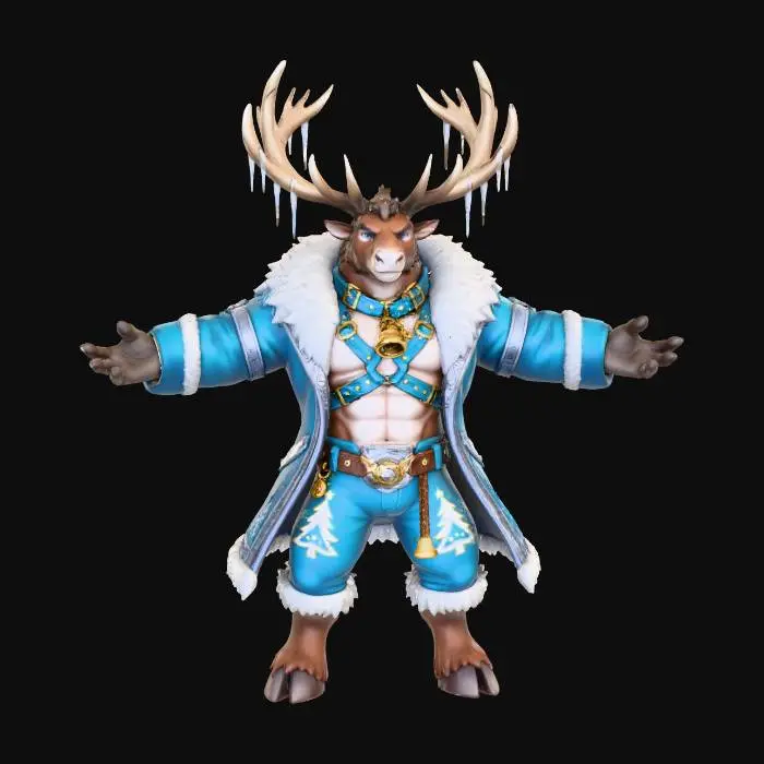 3D model for Donder(Donner) The Thunder, #Christmas2025#