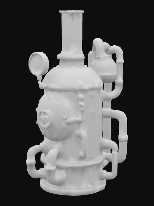3D model for Steampunk Boiler