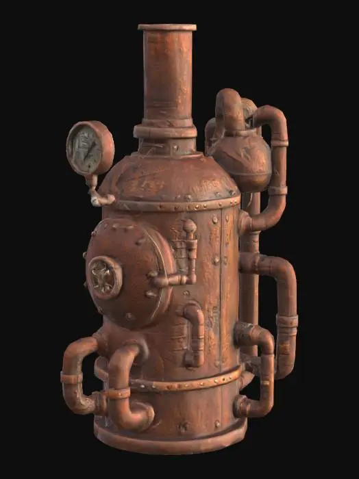 3D model for Steampunk Boiler
