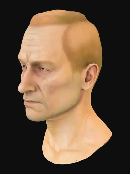 3D model for Pensive Portrait