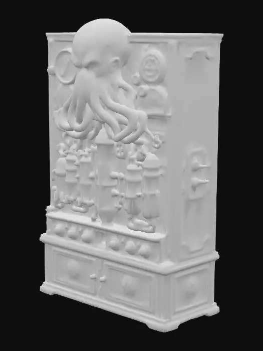 3D model for Steampunk Kraken Contraption
