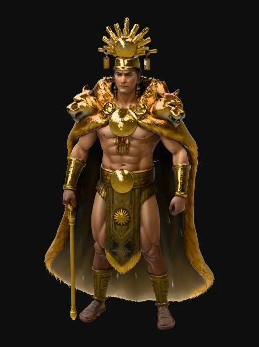 3D model for Pachacuteq