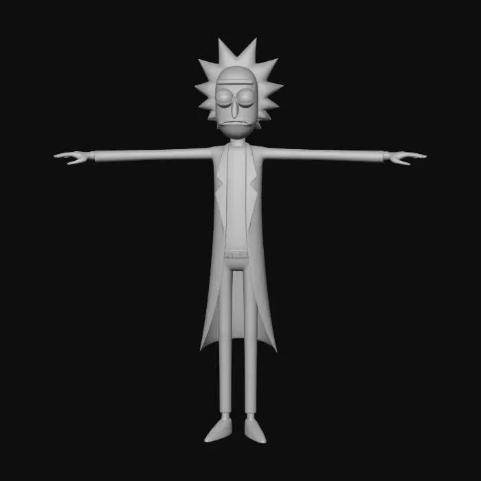 3D model for rick