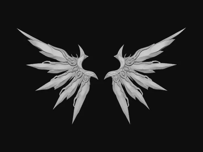 3D model for Celestial Wings