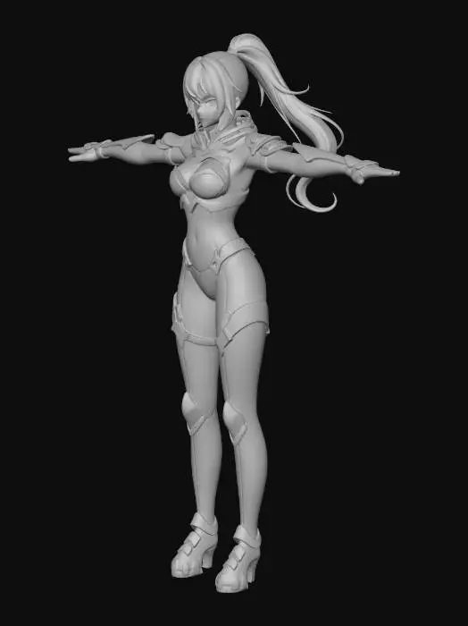 3D model for ninja Female