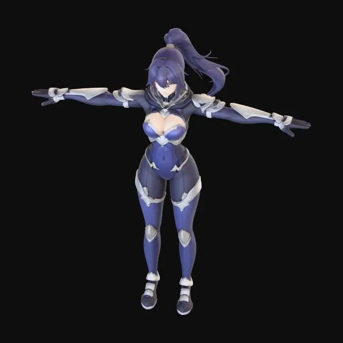 3D model for ninja Female