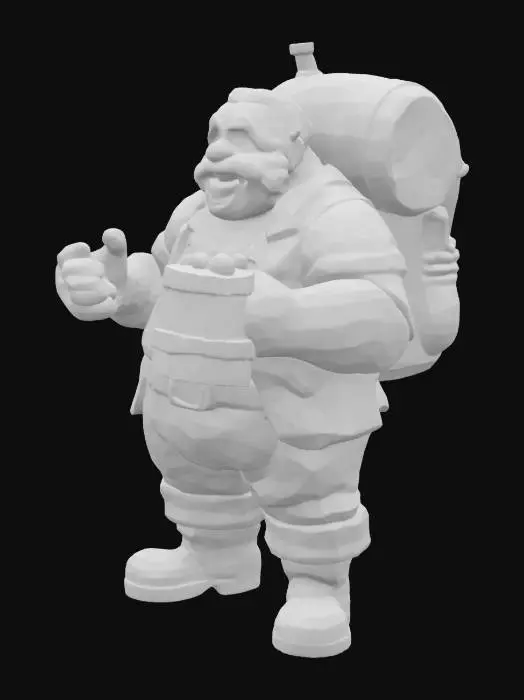 3D model for Bard of the Tavern