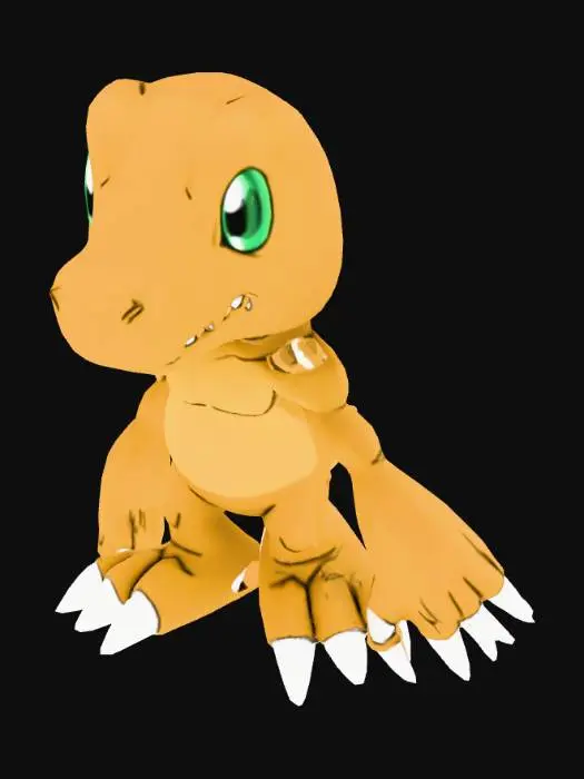3D model for Agumon Wave