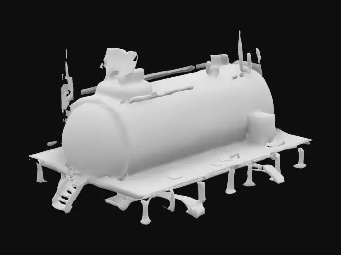 3D model for game asset, mars colony, Research Lab, Building