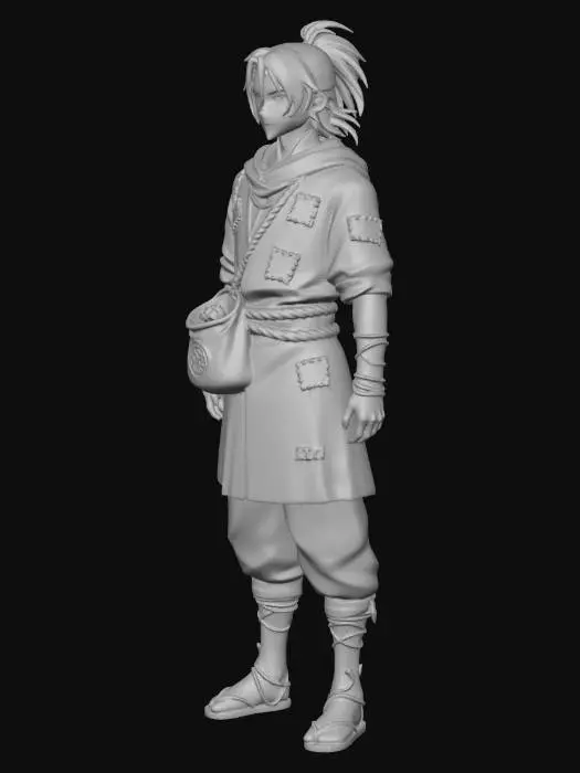 3D model for The Wanderer