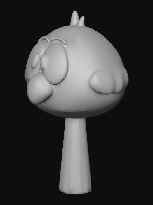 3D model for Blue Bird Totem