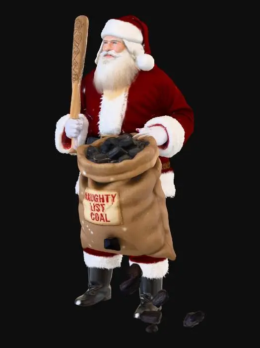 3D model for Santa's Naughty List