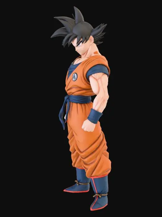 3D model for Saiyan Warrior