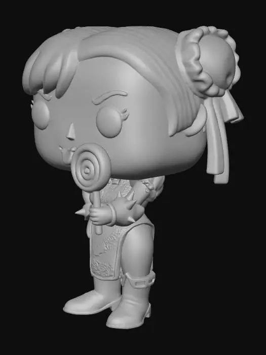 3D model for Funko Pop Fighter