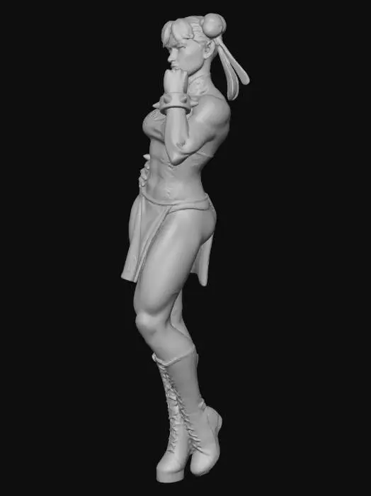 3D model for Martial Arts Warrior