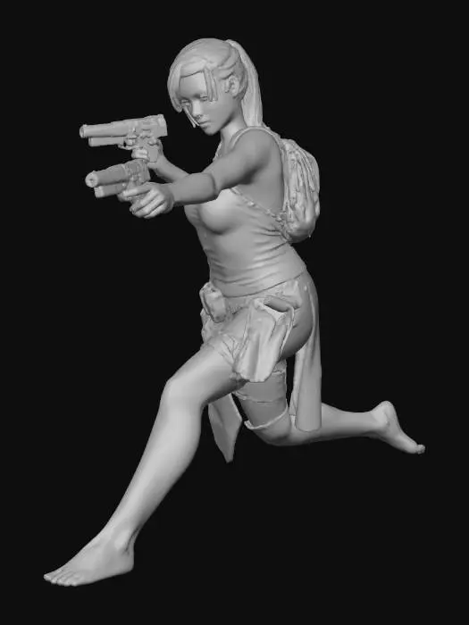 3D model for Action Stance