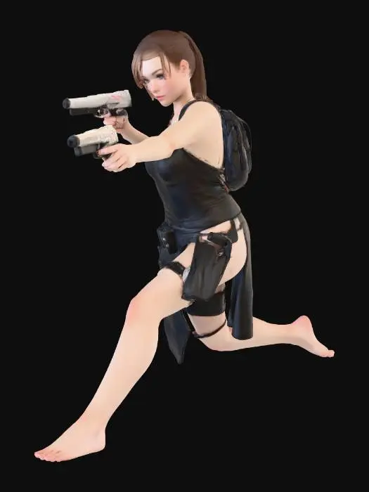 3D model for Action Stance