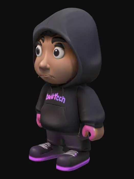 3D model for Twitch Hoodie Toy