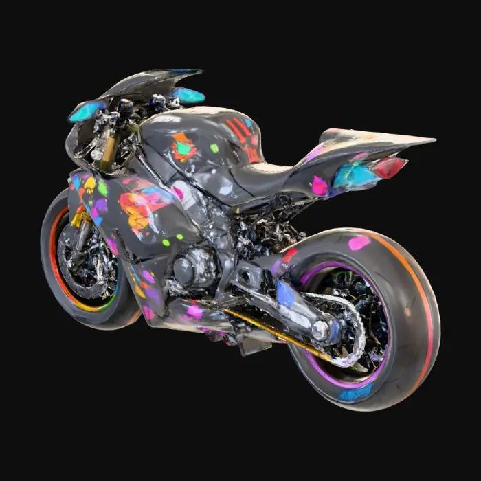 3D model for Neon Shark Racer