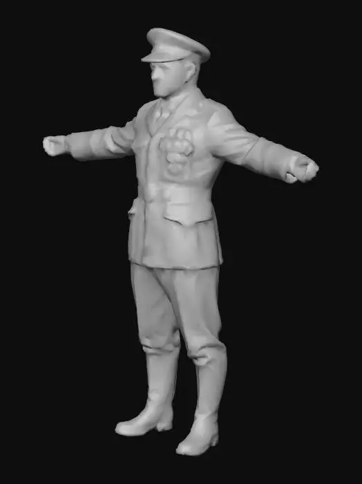 3D model for Commander in Uniform