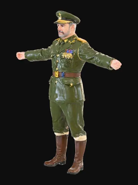 3D model for Commander in Uniform