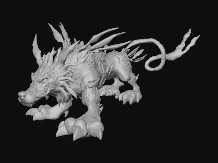 3D model for Gabumon