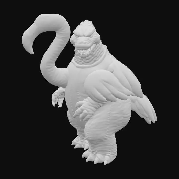 3D model for Flamingo-Costume Godzilla