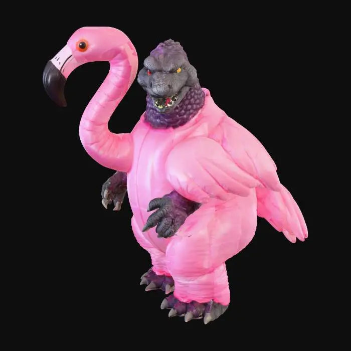 3D model for Flamingo-Costume Godzilla