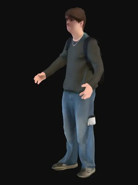 3D model for Boy Standing
