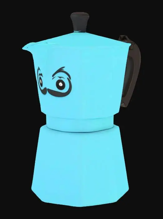 3D model for moka cartoon
