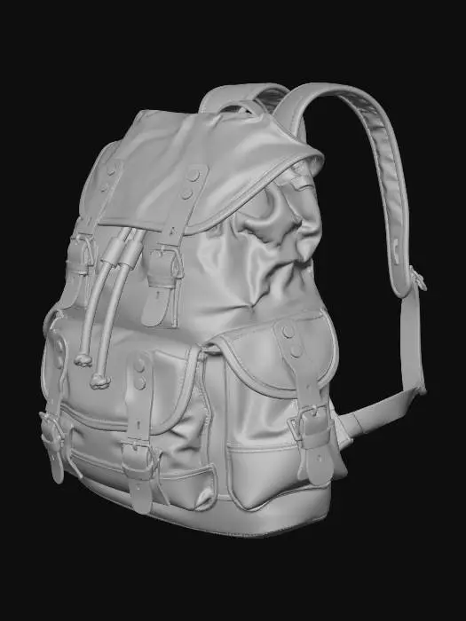 3D model for Vintage Explorer Backpack