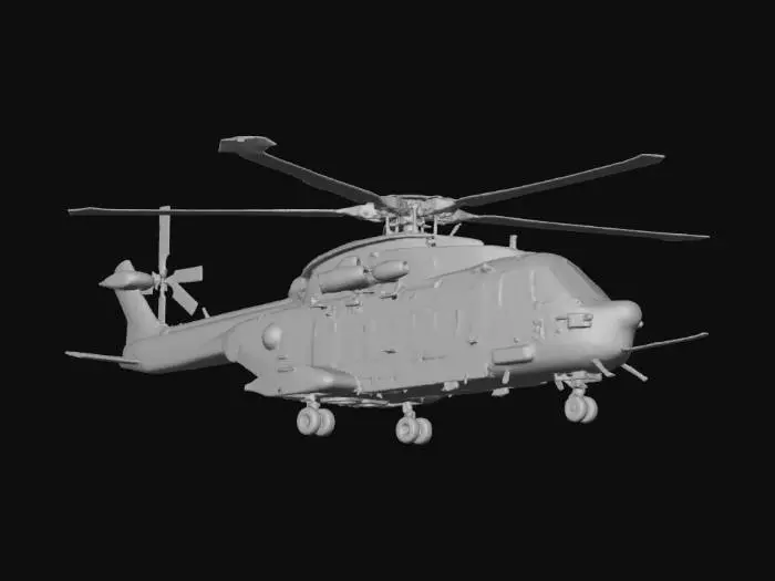 3D model for Helicopter in Flight