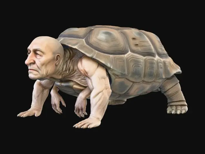 3D model for Elder Tortoise Transformation