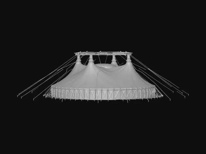 3D model for Circus Tent Majesty