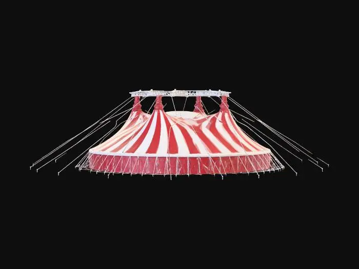 3D model for Circus Tent Majesty