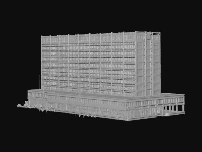 3D model for Azure High-Rise Office Building