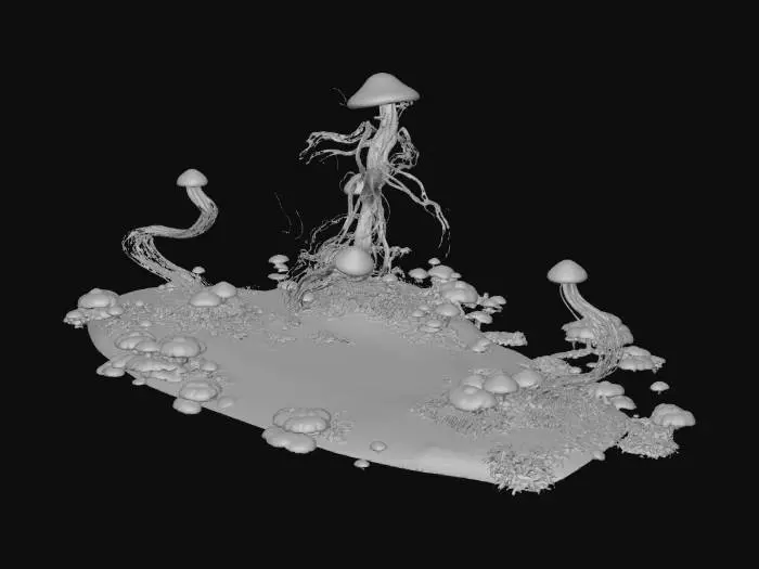 3D model for Luminescent Forest Spirits