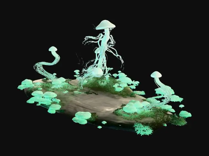 3D model for Luminescent Forest Spirits