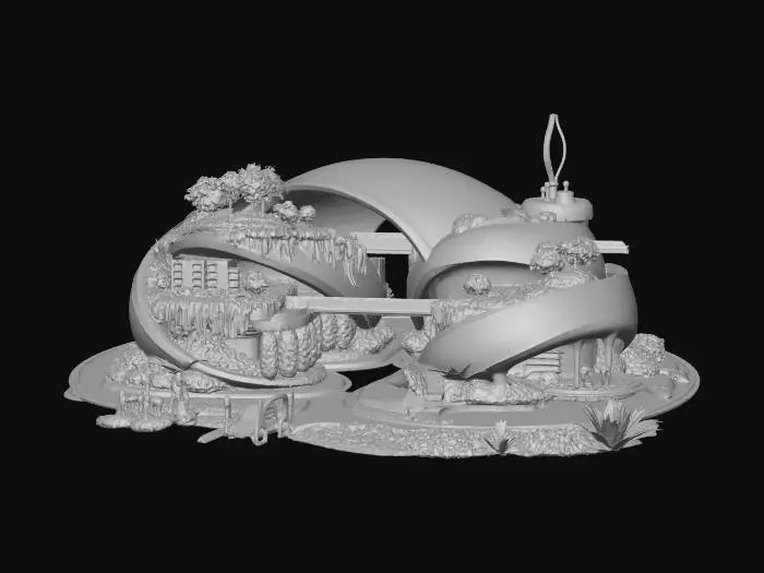 3D model for Verdant Glass Arcology