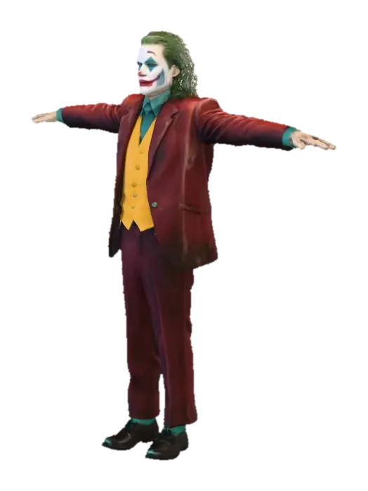 Clown in the Spotlight 3D model, vytvořený pomocí AI