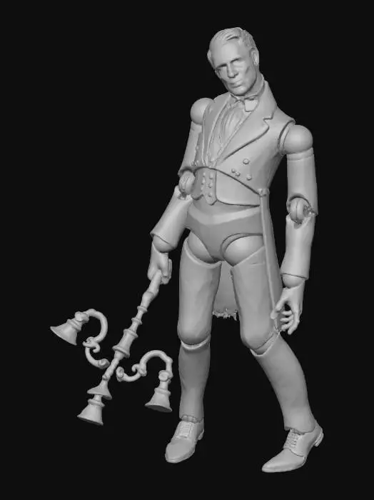 3D model for Eerie Marionette Butler