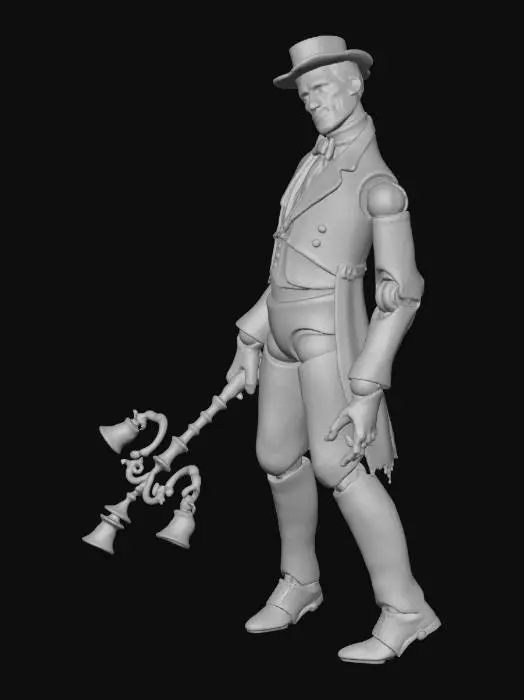 3D model for Eerie Marionette Butler