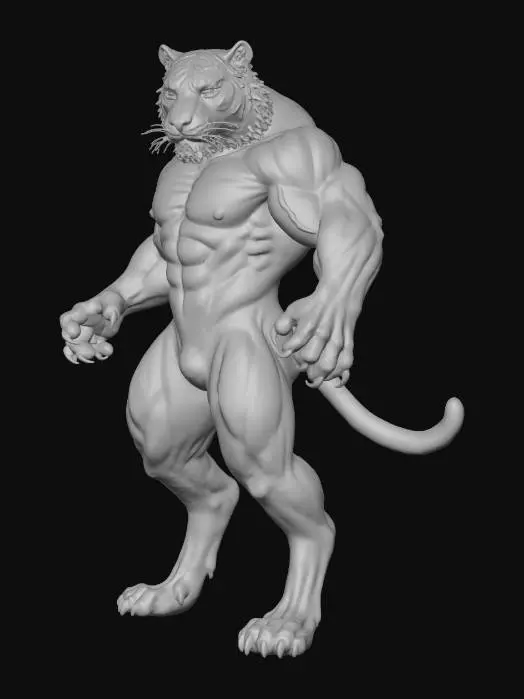 3D model for Fierce Thunder Tiger