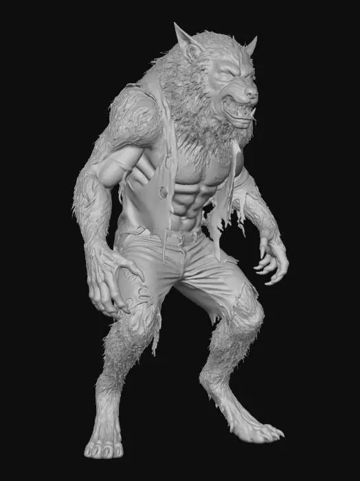 3D model for Werewolf Unleashed