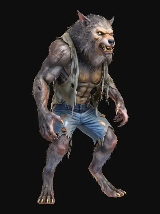 3D model for Werewolf Unleashed