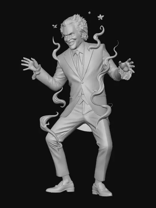 3D model for Jester in a Striped Suit